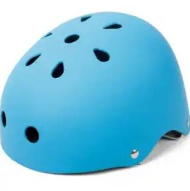 Шлем детский для вел-да и скейборда, размер S(50-54см), матово-синий, инд.уп. Vinca Sport